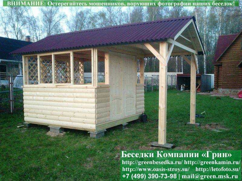 Закрытая Застекленная Беседка Для Дачи 3х3 - 11
