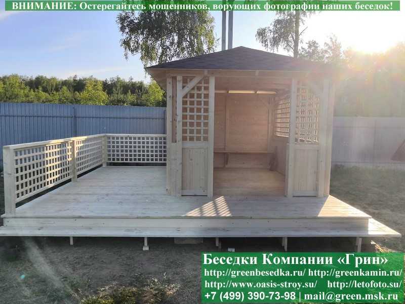 Летняя Беседка Для Дачи 3х4. Вариант № 2 - 3
