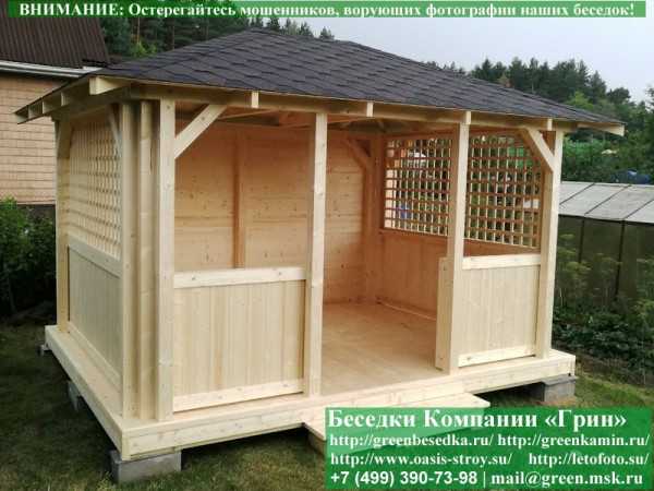 Летняя Беседка Для Дачи 3х4. Вариант № 2 - 5