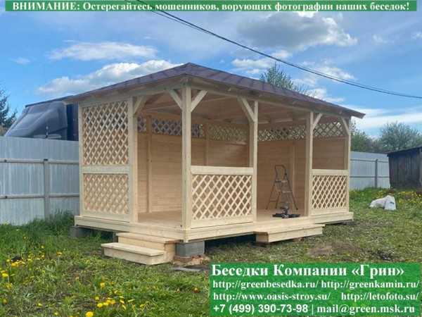 Летняя Беседка Для Дачи, Дома, Сада 3х5. Вариант № 1 - 11