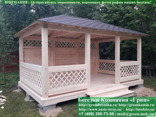 Летняя Беседка Для Дачи, Дома, Сада 3х5. Вариант № 1 - 13