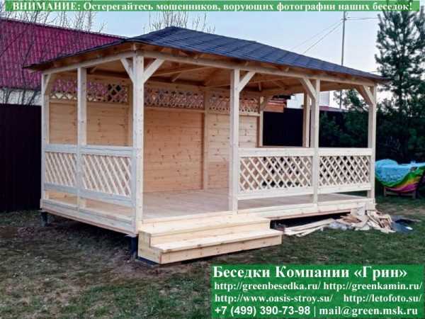 Летняя Беседка Для Дачи, Дома, Сада 3х5. Вариант № 1 - 17