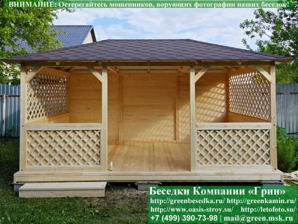 Летняя Беседка Для Дачи, Дома, Сада 3х5. Вариант № 2 - 10