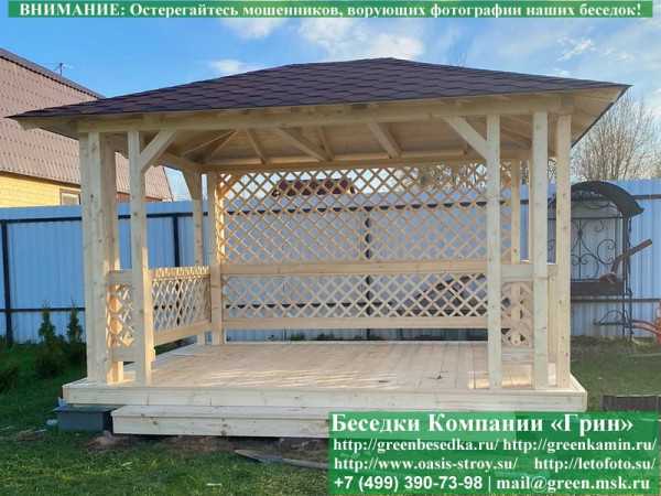 Летняя Беседка Для Дачи, Сада, Дома 3х4. Вариант № 3 - 3