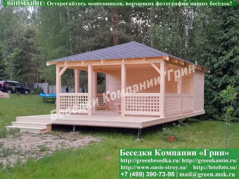 Летняя Беседка С Хозблоком, Сараем Для Дачи 5х6 - 7
