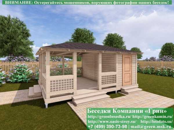 Летняя Беседка С Хозблоком, Сараем Для Дачи 5х6 - 5