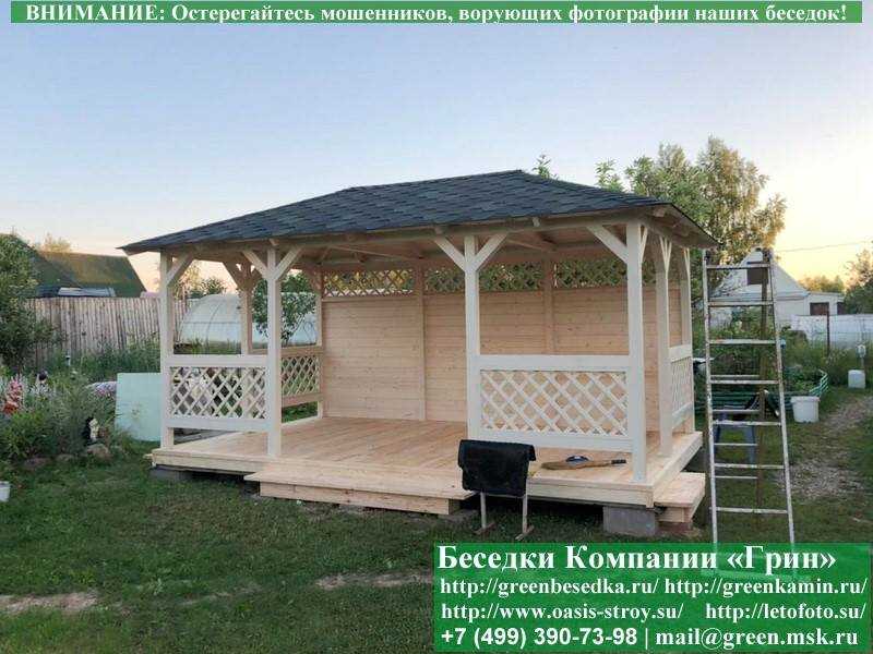 Летняя Беседка Для Дачи, Дома, Сада 3х5. Вариант № 1 - 3