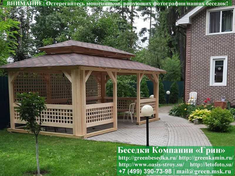 Беседка В Японском, Китайском Стиле Для Дачи 3х6 - 3