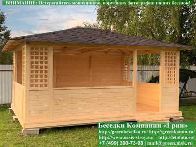 Летняя Беседка Для Дачи, Сада, Дома 4х5. Вариант № 1 - 2 2