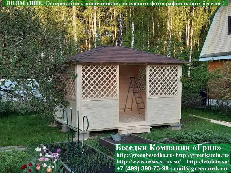 Садовая Беседка Для Дачи 'Домик 3х4'. Вариант № 2 - 12