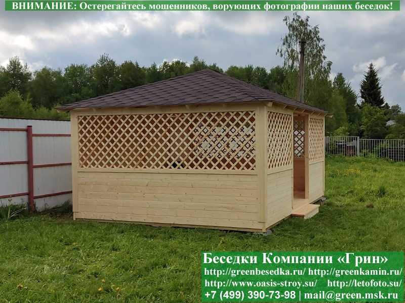 Садовая Беседка Для Дачи 'Домик 4х5'. Вариант № 2 - 8