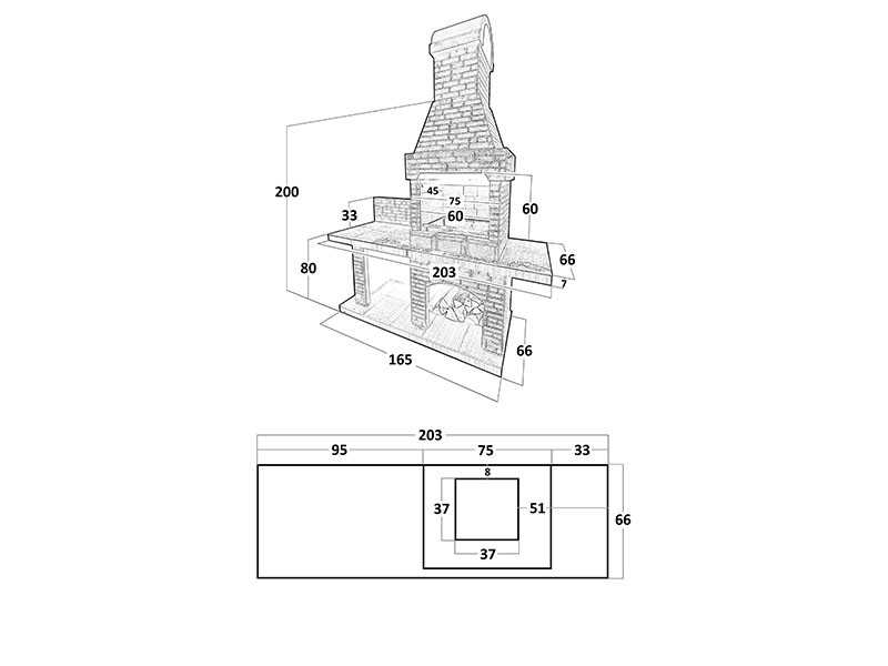 Печь-Барбекю С Грилем Для Беседки, Летней Кухни № 11 - 4