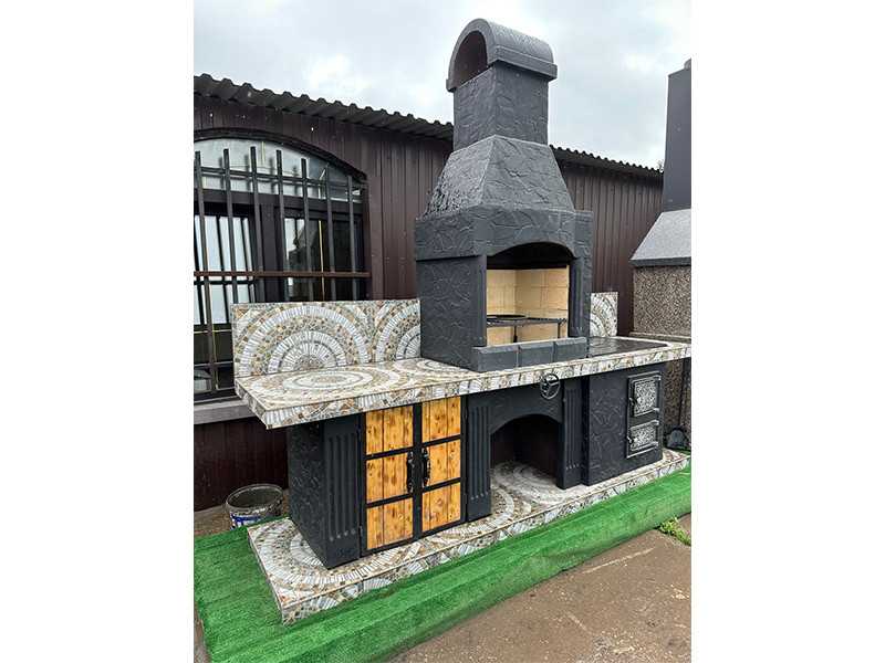 Печь-Барбекю С Грилем Для Беседки, Летней Кухни № 13 - 6