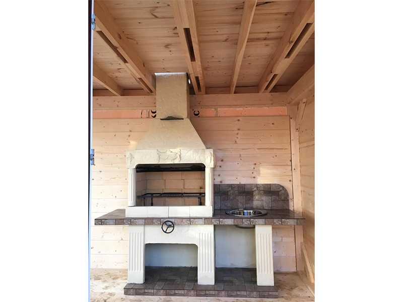 Печь-Барбекю С Грилем Для Беседки, Летней Кухни № 14 - 10