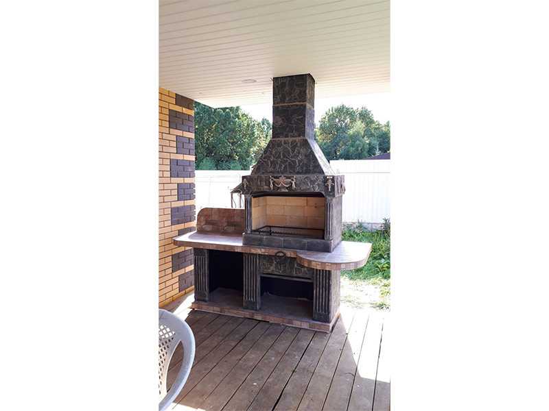 Печь-Барбекю С Грилем Для Беседки, Летней Кухни № 14 - 4