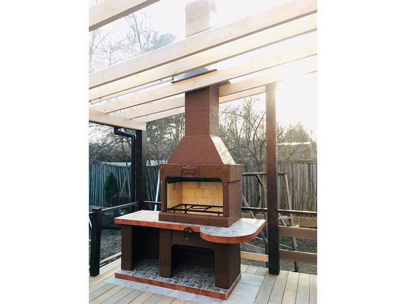 Печь-Барбекю С Грилем Для Беседки, Летней Кухни № 14 - 5