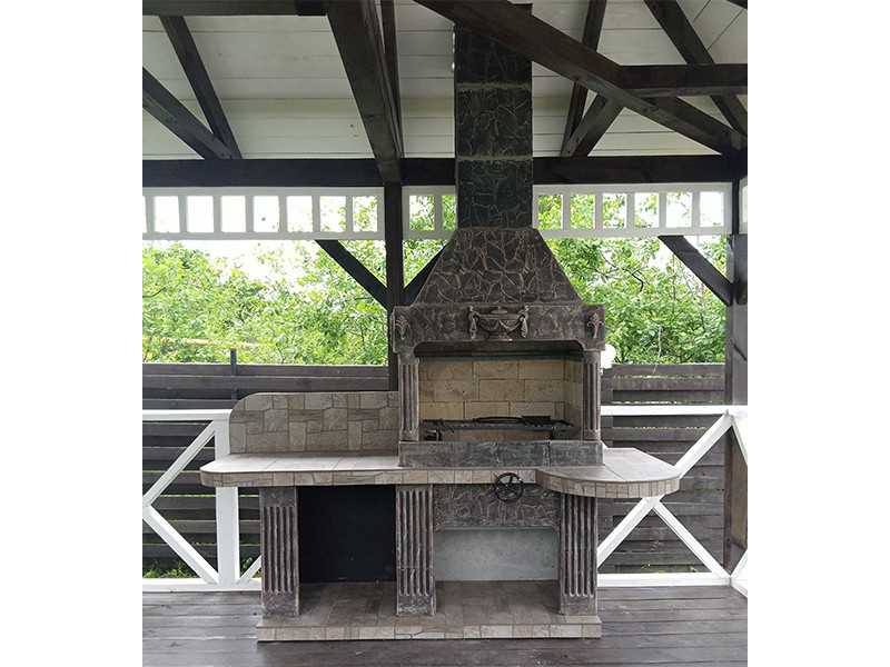Печь-Барбекю С Грилем Для Беседки, Летней Кухни № 14 - 6