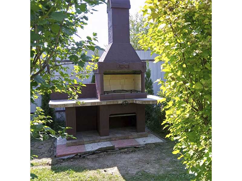 Печь-Барбекю С Грилем Для Беседки, Летней Кухни № 14 - 7