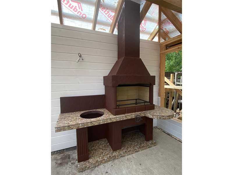 Печь-Барбекю С Грилем Для Беседки, Летней Кухни № 14 - 8