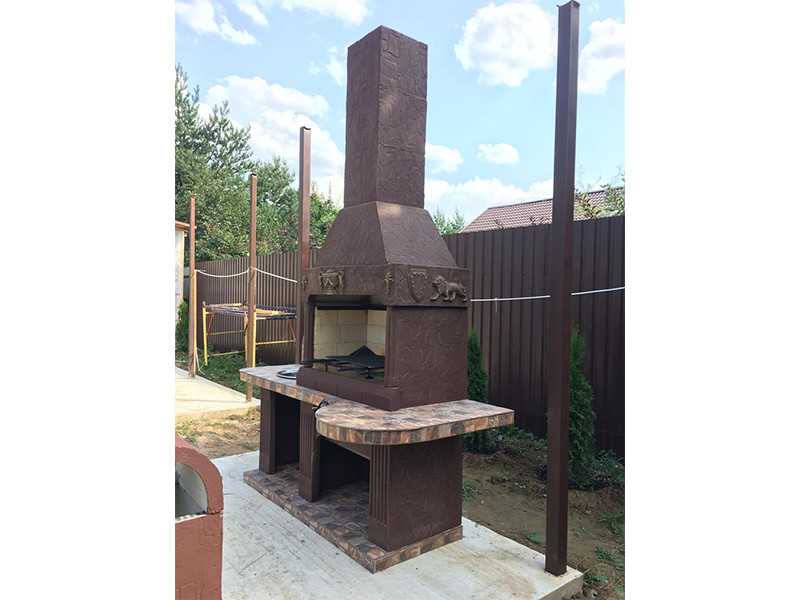 Печь-Барбекю С Грилем Для Беседки, Летней Кухни № 14 - 9