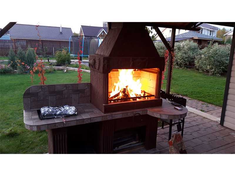 Печь-Барбекю С Грилем Для Беседки, Летней Кухни № 14 - 13