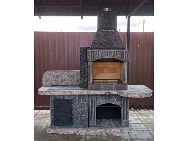 Печь-Барбекю С Грилем Для Беседки, Летней Кухни № 15 - 10