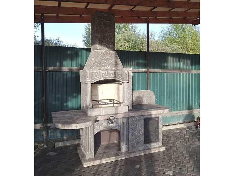 Печь-Барбекю С Грилем Для Беседки, Летней Кухни № 15 - 11