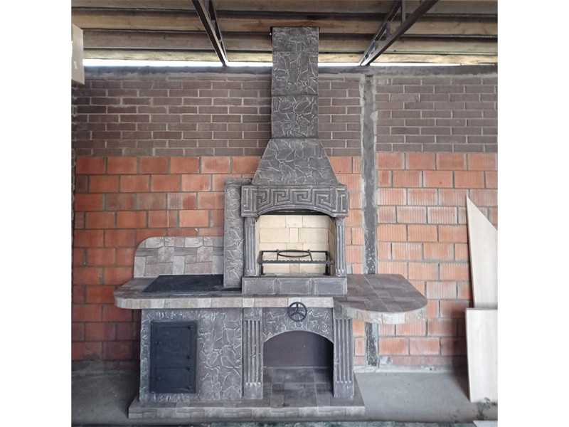 Печь-Барбекю С Грилем Для Беседки, Летней Кухни № 15 - 13