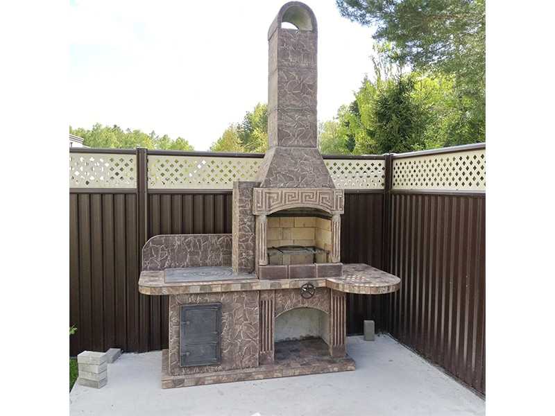 Печь-Барбекю С Грилем Для Беседки, Летней Кухни № 15 - 29