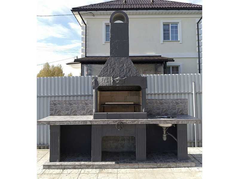 Печь-Барбекю С Грилем Для Беседки, Летней Кухни № 16 - 20