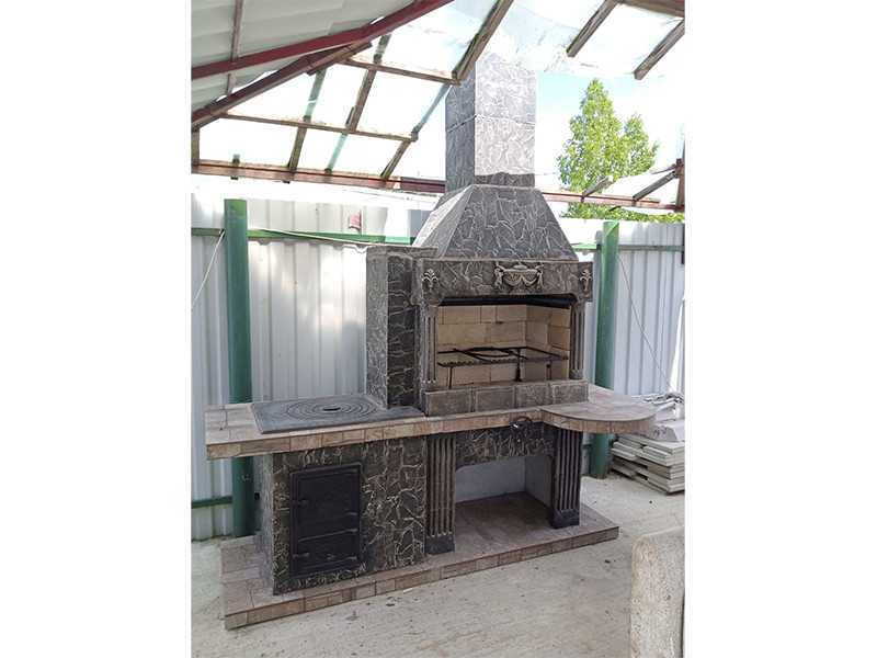 Печь-Барбекю С Плитой Для Беседки, Летней Кухни № 20 - 27