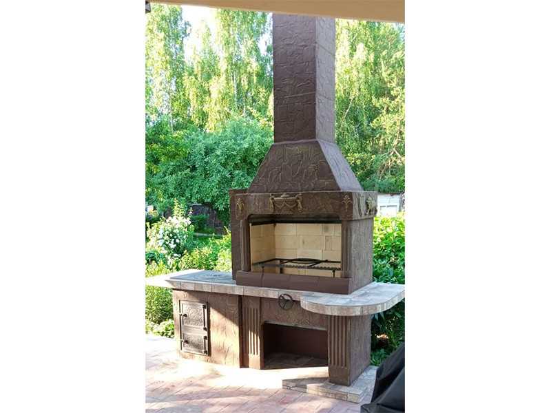 Печь-Барбекю С Плитой Для Беседки, Летней Кухни № 20 - 13