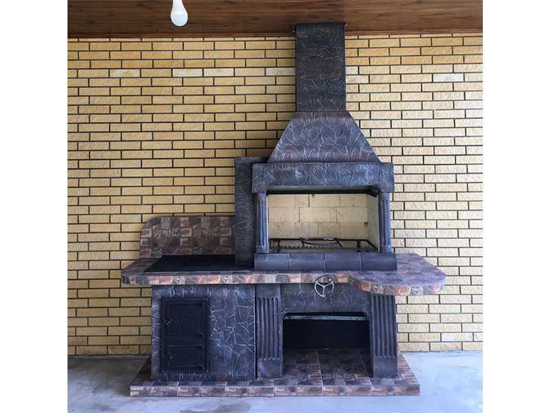 Печь-Барбекю С Плитой Для Беседки, Летней Кухни № 20 - 4