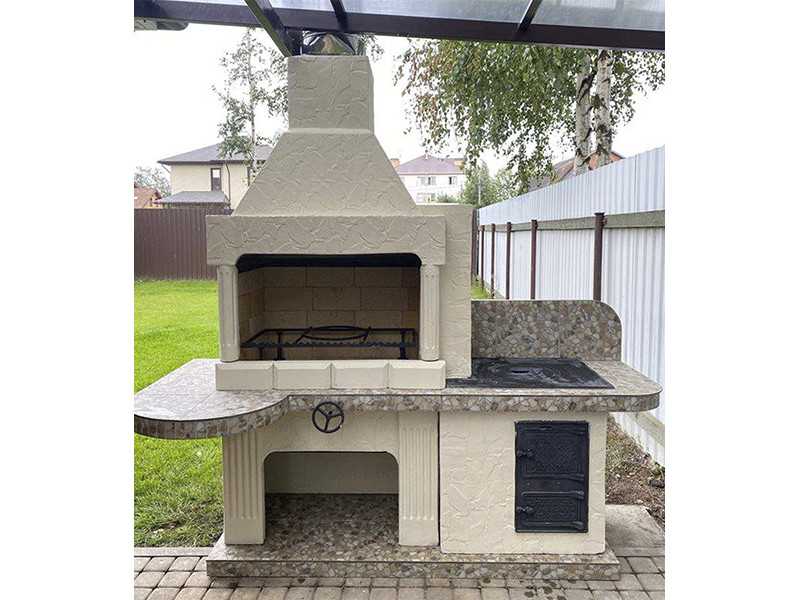 Печь-Барбекю С Плитой Для Беседки, Летней Кухни № 20 - 5