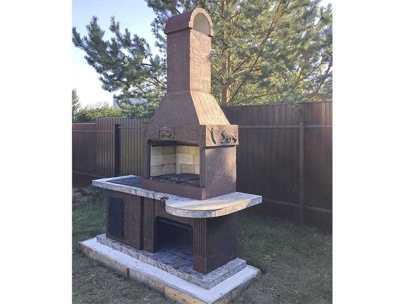 Печь-Барбекю С Плитой Для Беседки, Летней Кухни № 20 - 10