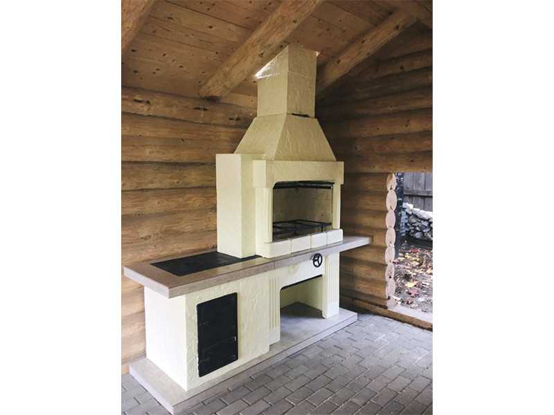 Печь-Барбекю С Плитой Для Беседки, Летней Кухни № 20 - 15