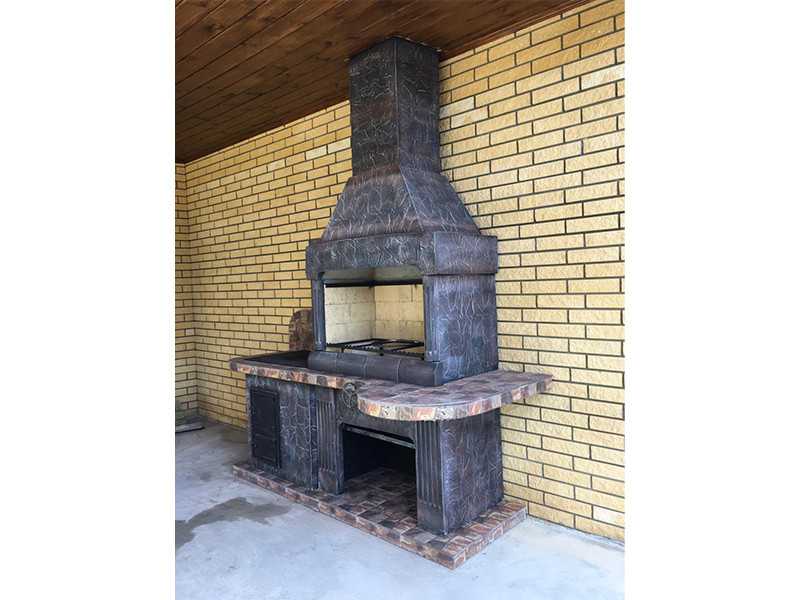 Печь-Барбекю С Плитой Для Беседки, Летней Кухни № 20 - 23