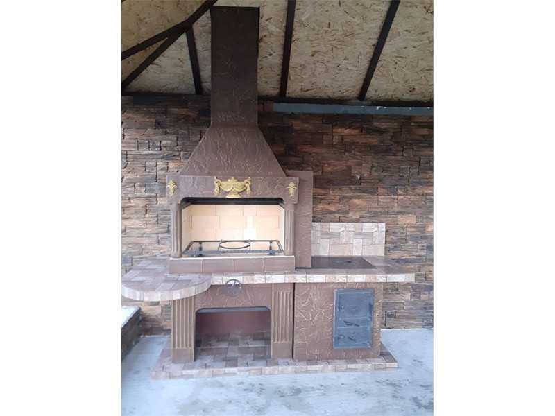 Печь-Барбекю С Плитой Для Беседки, Летней Кухни № 20 - 26