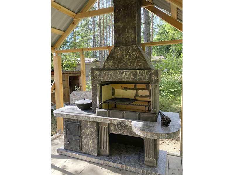 Печь-Барбекю С Плитой Для Беседки, Летней Кухни № 20 - 28