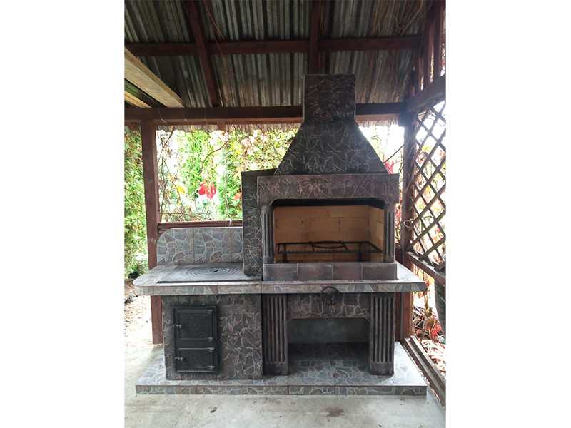 Печь-Барбекю С Плитой Для Беседки, Летней Кухни № 20 - 12