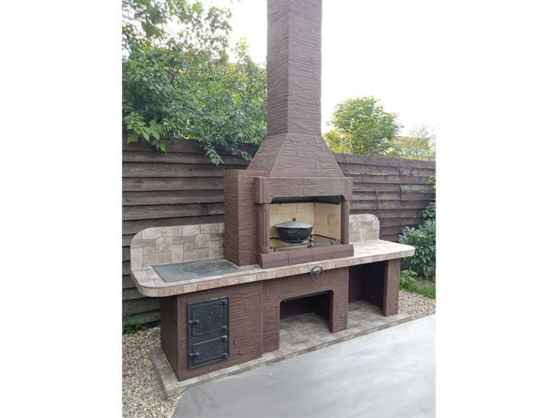 Печь-Барбекю С Грилем Для Беседки, Летней Кухни № 21 - 13