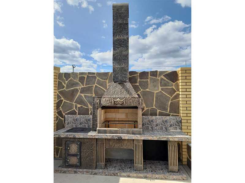 Печь-Барбекю С Грилем Для Беседки, Летней Кухни № 21 - 19