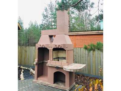 Печь-Барбекю С Грилем Для Беседки, Летней Кухни № 11 - 2 2