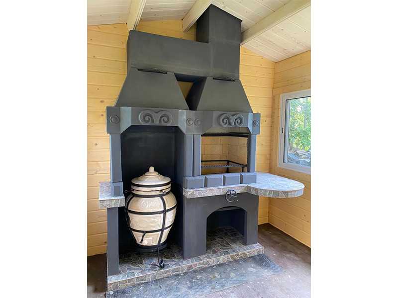 Печь-Барбекю С Тандыром Для Беседки, Летней Кухни № 23 - 12