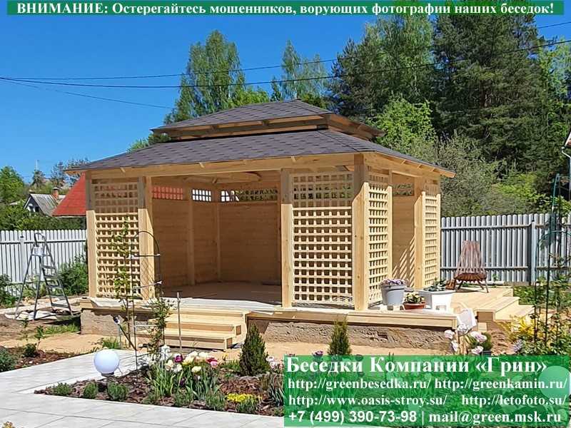 Садовая Беседка "Шатер Для Дачи 4х6" - 11