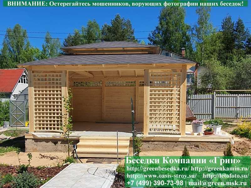 Садовая Беседка "Шатер Для Дачи 4х6" - 4