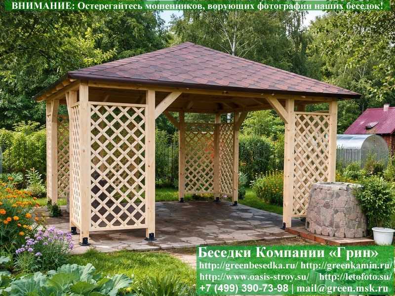 Садовая Беседка "Шатер Для Дачи 4х4" - 3