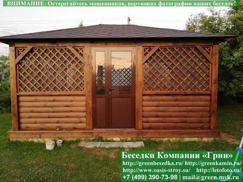 Японская Беседка Для Дачи 4х5. Вариант № 3 - 11