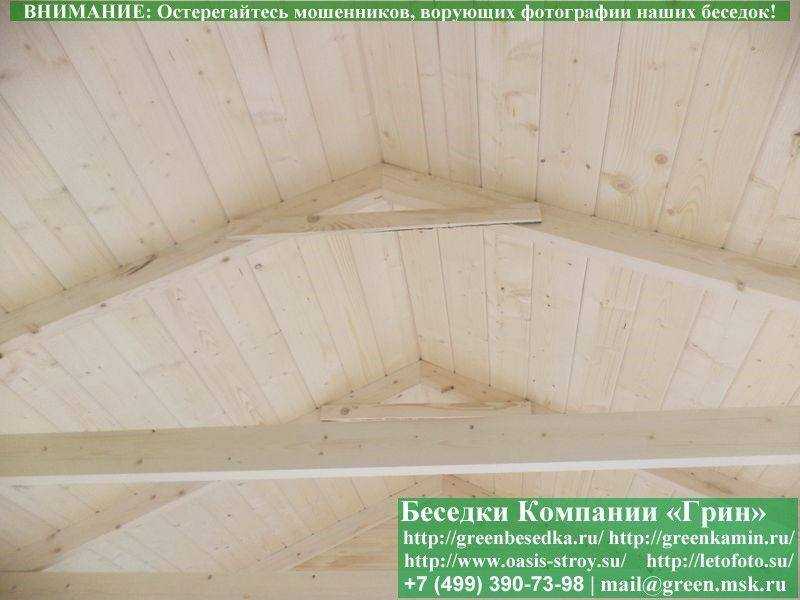 Глухая Имитация Под Кровлю В Беседку 3х3 - 3