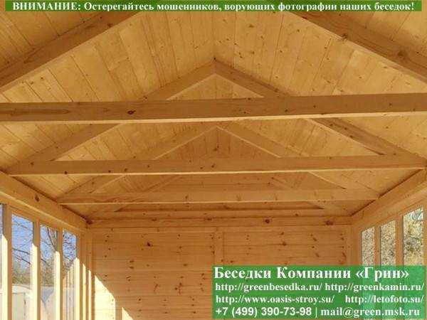 Глухая Имитация Под Кровлю В Беседку 4х4 - 2